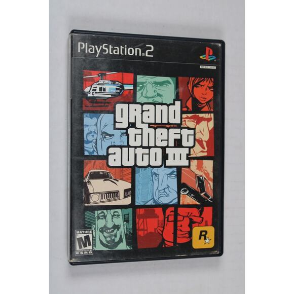 Grand Theft Auto III (Sony PlayStation 2, PS2) GTA3, No manual, tested - Picture 1 of 7